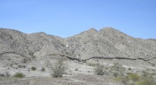This five-foot-high (1.5-meter-high) surface rupture, called a scarp, formed in just seconds along the Borrego fault during the magnitude 7.2